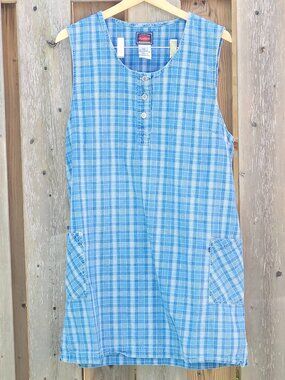 VINTAGE AUTHENTIC CHIC JEANSWEAR Smock Dress Women's L 38 Please see measurement